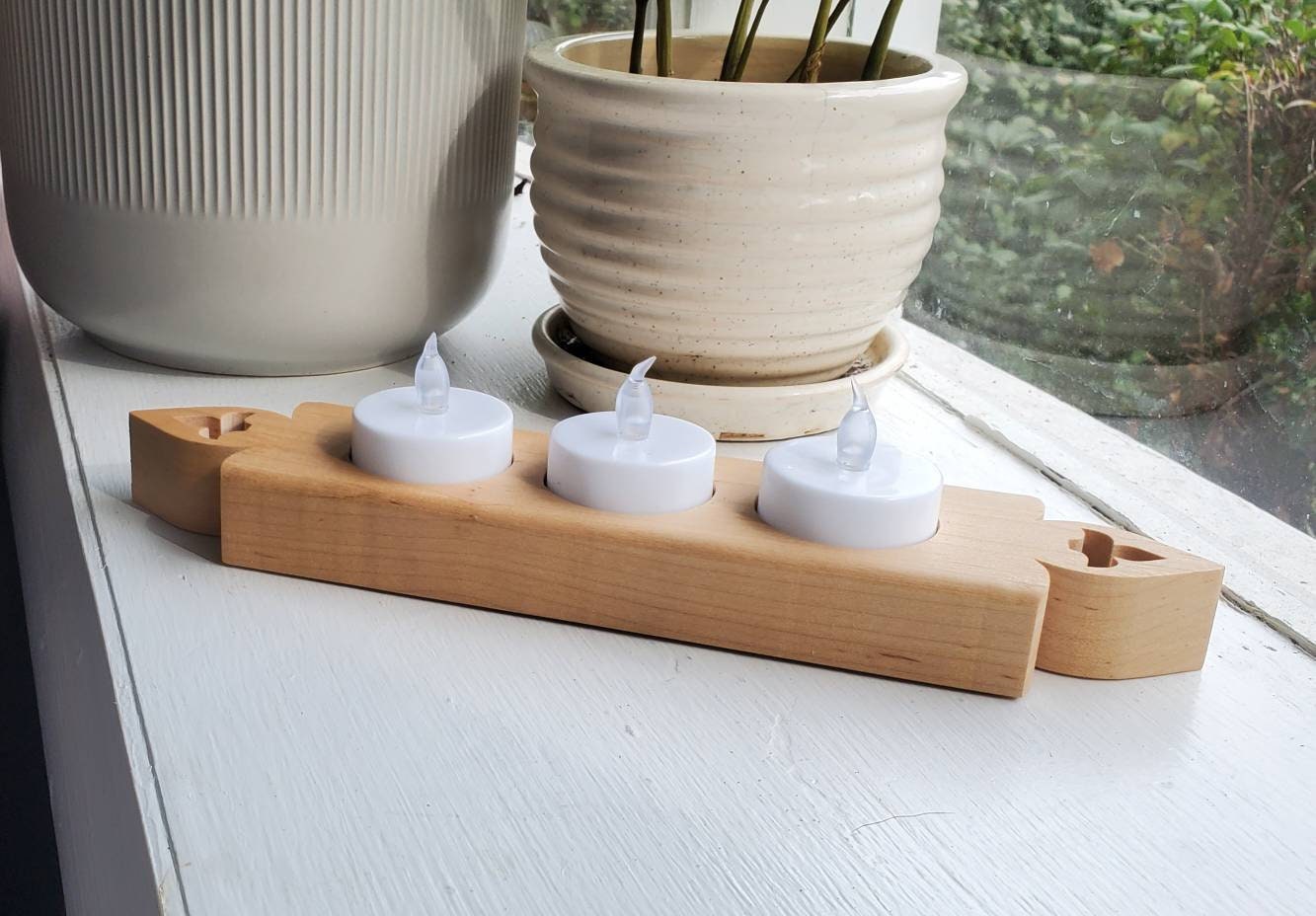 READY TO SHIP,Tea light holder, decor, Christmas gift, wooden gifts, birthday gift